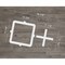 Ekena Millwork Medium Carlisle Decorative Fretwork Wall Panels in Architectural PVC, 26 7/8"W x 15 3/8"H x 3/8"T WALP16X16CAR - alternate 6